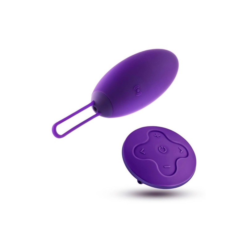 Jajko wibracyjne IMARA z pilotem 4-kierunkowym, silnikiem Rumble Tech i silikonem Puria, 12 cm - 2