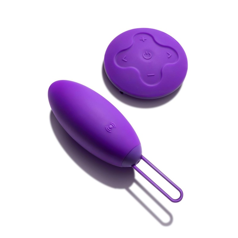 Jajko wibracyjne IMARA z pilotem 4-kierunkowym, silnikiem Rumble Tech i silikonem Puria, 12 cm - 3