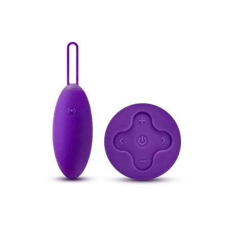 Jajko wibracyjne IMARA z pilotem 4-kierunkowym, silnikiem Rumble Tech i silikonem Puria, 12 cm - 4