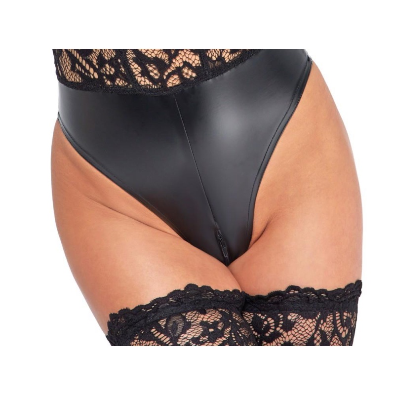 Noir lace body XL - 5