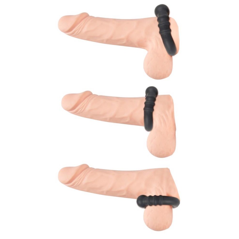 Pierścienie erekcyjne Rebel Heavy Silicone Rings – silikonowy płaszcz z otwartym rdzeniem metalowym, średnica wewnętrzna 3 / 3,5 - 8