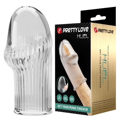 Pretty Love Huel Penis Sleeve (Clear) - 1