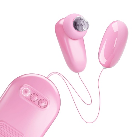 Zestaw stymulatorów Magic Box Pink z wibracją i stukaniem - 2