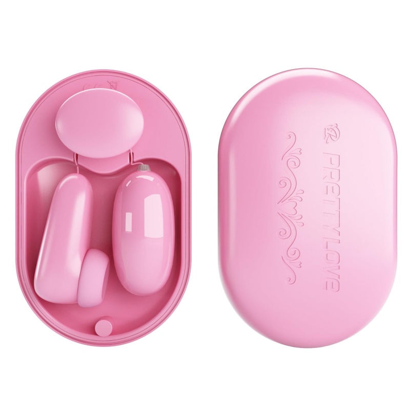 Zestaw stymulatorów Magic Box Pink z wibracją i stukaniem - 3