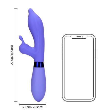 Silicone Pointed Rabbit Vibrator - 11
