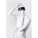 Anonymo mask, PU leather, black, 24 cm - 2