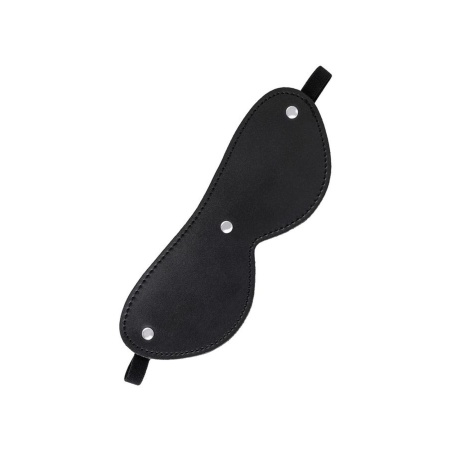 Anonymo mask, PU leather, black, 24 cm - 3