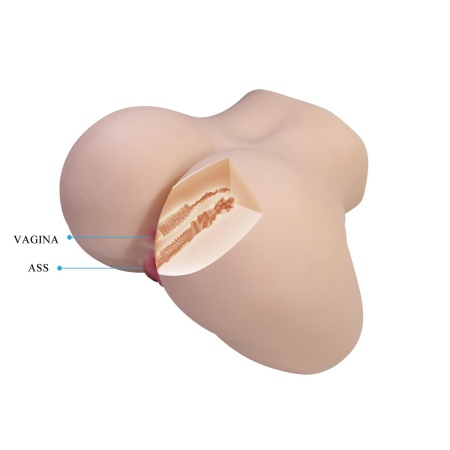 Masturbator Liora z wibracjami 36 x 32 x 19 cm - 5