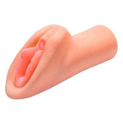PDX Plus PP Dream Stroker — realistyczny masturbator TPR z zamkniętym tunelem ssącym, 14,8 cm - 1 2
