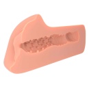 PDX Plus PP Dream Stroker — realistyczny masturbator TPR z zamkniętym tunelem ssącym, 14,8 cm - 4