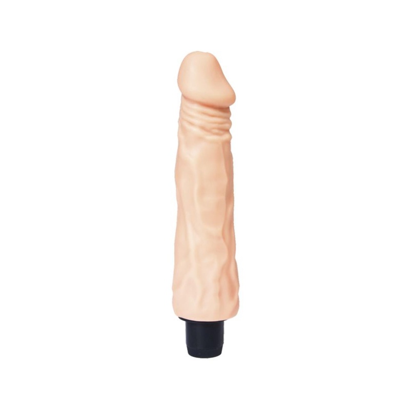 Realistyczny wibrator Multi-Speed z TPE - wielopoziomowa regulacja drgań, wodoodporny, 19,5 cm - 2