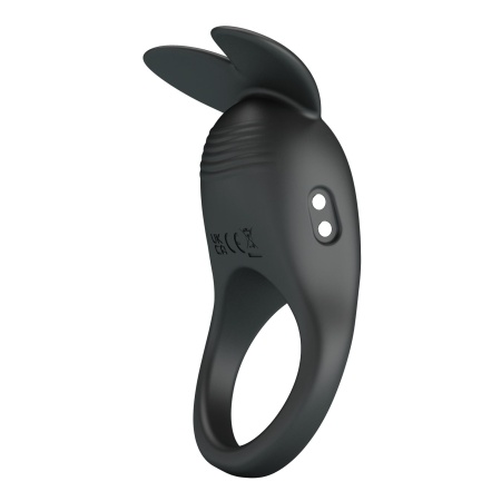 Wibrujący pierścień erekcyjny Carlton do stymulacji łechtaczki - silikon medyczny, 14 cm - 2