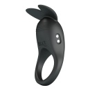 Wibrujący pierścień erekcyjny Carlton do stymulacji łechtaczki - silikon medyczny, 14 cm - 2
