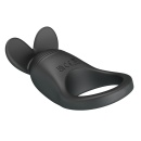 Wibrujący pierścień erekcyjny Carlton do stymulacji łechtaczki - silikon medyczny, 14 cm - 5