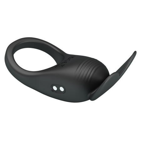 Wibrujący pierścień erekcyjny Carlton do stymulacji łechtaczki - silikon medyczny, 14 cm - 6