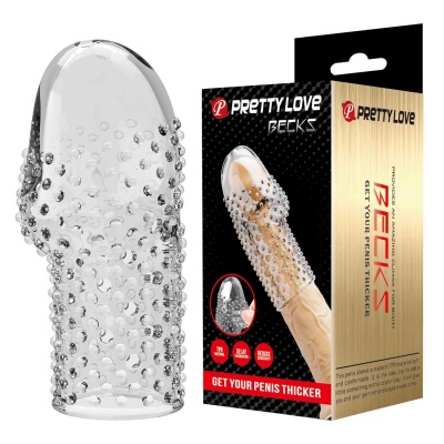 Pretty Love Penis Sleeve – Becks (Clear) - 1