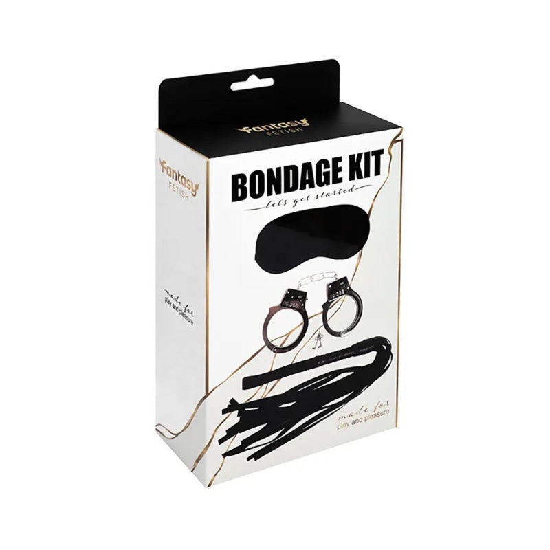 Bondage Set consists of 3 BDSM pieces - 2