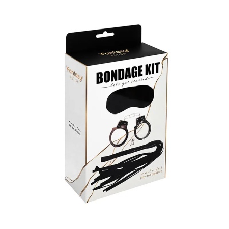 Bondage Set consists of 3 BDSM pieces - 2