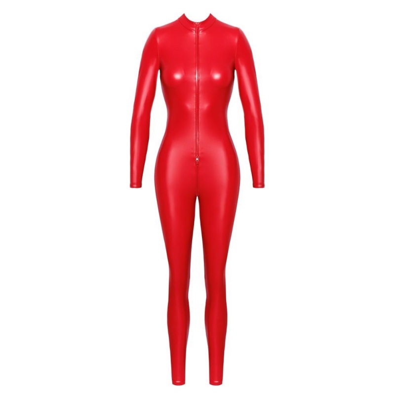 Noir Jumpsuit red S - 7