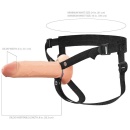 Strap-on Hollow FXTE8 Light – silikon Dual Density, długość 21,6 cm, średnica wewnętrzna 3,8 cm - 8