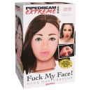Masturbator w kształcie głowy Fuck My Face Mega z kanałem typu deep throat i przyssawką, 18,5 × 17,8 × 26,7 cm - 1