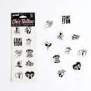 SET of 10 TEMPORARY TATTOOS - KINKY COLLECTION - 1