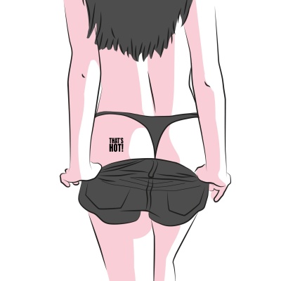 SET of 10 TEMPORARY TATTOOS - KINKY COLLECTION - 1 2
