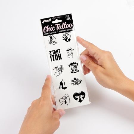 SET of 10 TEMPORARY TATTOOS - KINKY COLLECTION - 4