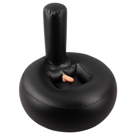 Vibrating Lust Thruster – Nadmuchiwana wyspa z wibratorem 16,5 cm, 10 trybów, podstawa Ø 95 cm - 2