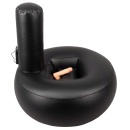 Vibrating Lust Thruster – Nadmuchiwana wyspa z wibratorem 16,5 cm, 10 trybów, podstawa Ø 95 cm - 5