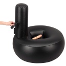Vibrating Lust Thruster – Nadmuchiwana wyspa z wibratorem 16,5 cm, 10 trybów, podstawa Ø 95 cm - 6