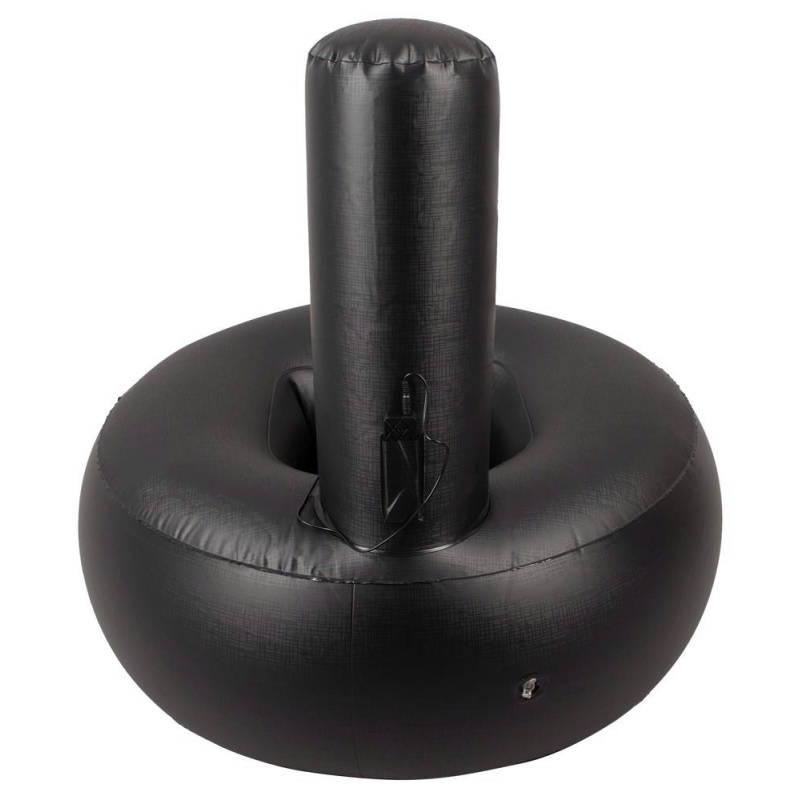 Vibrating Lust Thruster – Nadmuchiwana wyspa z wibratorem 16,5 cm, 10 trybów, podstawa Ø 95 cm - 7