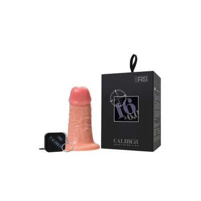 Realistic dildo Caliber 16/6 , PVC, flesh,  length 16cm, diameter 6cm - 1