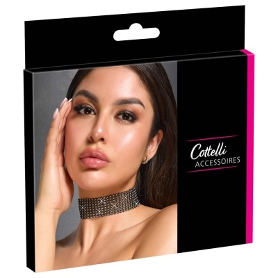 Rhinestone Choker - 1