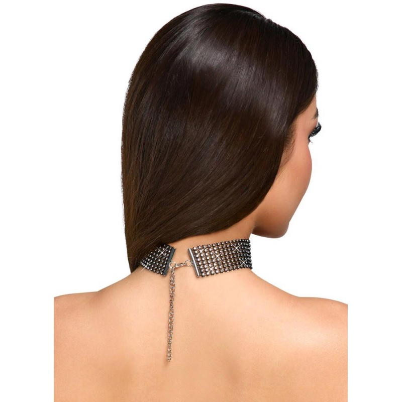Rhinestone Choker - 3