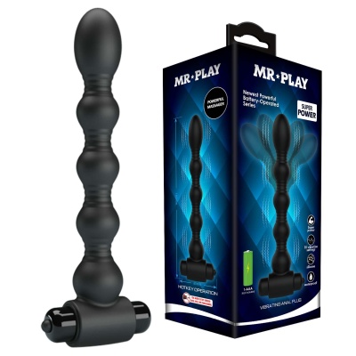 Wibrujący korek analny V - 10 funkcji, 13,2 cm - 1