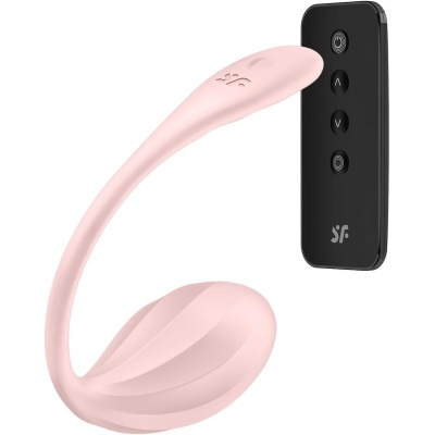Wibrujące jajeczko Ribbed Petal Rose Connect App - prążkowany silikon, dwa silniki, sterowanie aplikacją i pilotem - 1 2