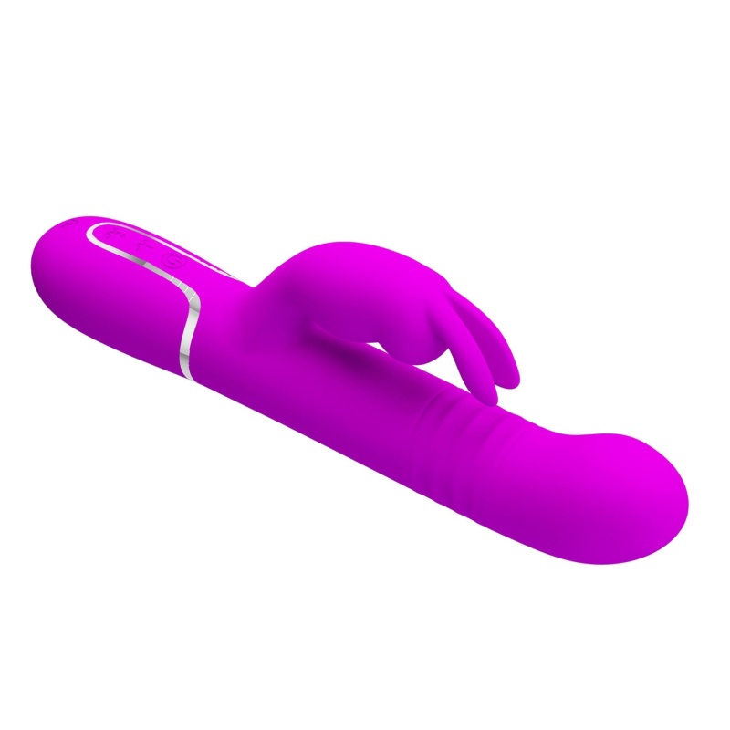 Coale Twinkled Tenderness Purple - wibrator króliczkowy z 6 metalowymi kulkami rotacyjnymi, 7 funkcjami wibracji i 4 trybami ruc - 5