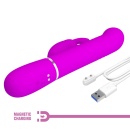 Coale Twinkled Tenderness Purple - wibrator króliczkowy z 6 metalowymi kulkami rotacyjnymi, 7 funkcjami wibracji i 4 trybami ruc - 11