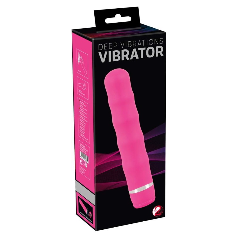 Wibrator głęboko wibrujący Heavy Vibe Pink, 7 trybów, 21 cm, Ø 3,5–3,8 cm, powłoka PU - 1