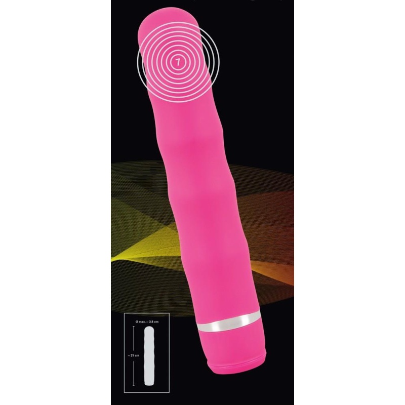Wibrator głęboko wibrujący Heavy Vibe Pink, 7 trybów, 21 cm, Ø 3,5–3,8 cm, powłoka PU - 6