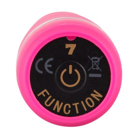 Wibrator głęboko wibrujący Heavy Vibe Pink, 7 trybów, 21 cm, Ø 3,5–3,8 cm, powłoka PU - 7