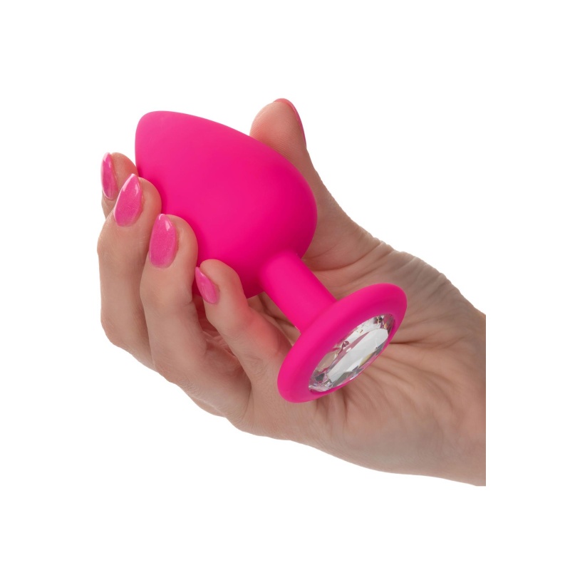Analny zestaw treningowy Cheeky Gems – 3 stopniowane korki z kryształową bazą, do 9 cm - 5