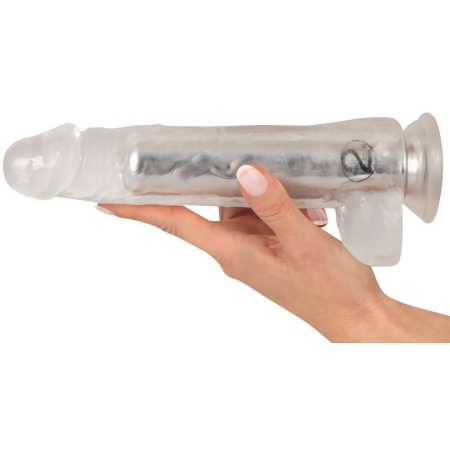 Crystal Clear Vibrator 24.5cm - 7
