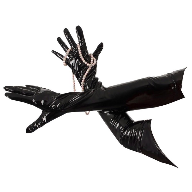 Vinyl Gloves black M - 6