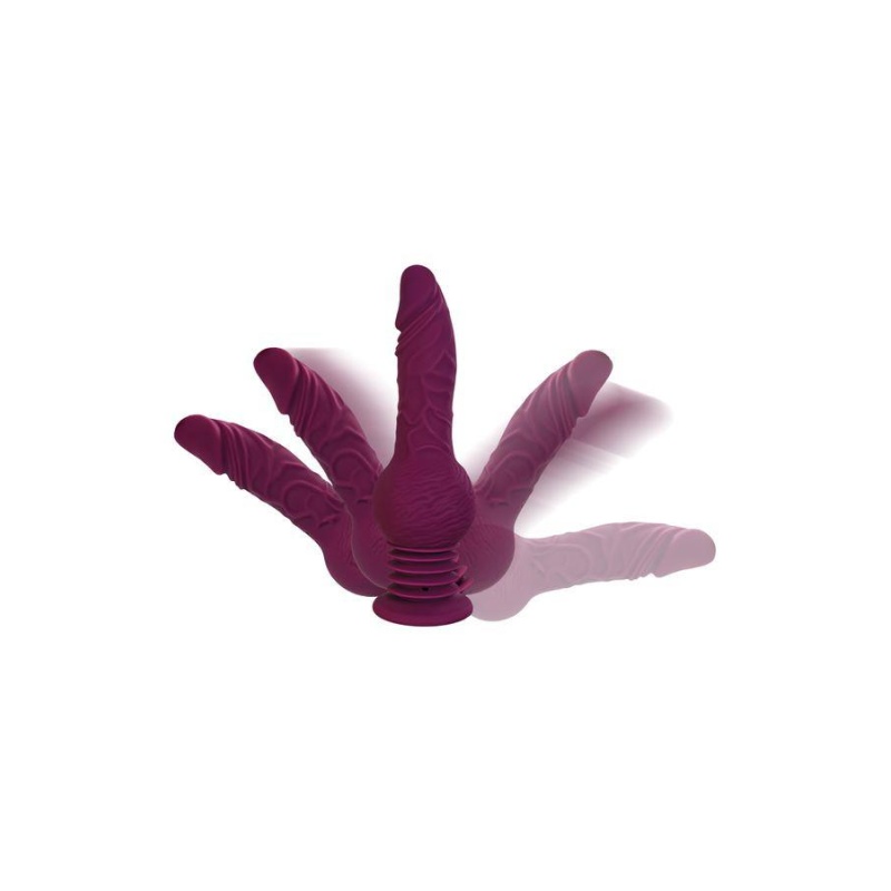 Mini sex machine Striker z pilotem zdalnego sterowania, silikon i ABS, 23,5 cm - 4
