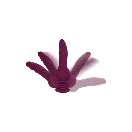 Mini sex machine Striker z pilotem zdalnego sterowania, silikon i ABS, 23,5 cm - 4