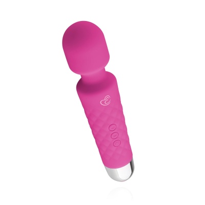 EasyToys Mini Wand Vibrator - Pink - 1 2