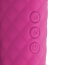 Wibrator typu wand Mini Wand - różowy, 18 trybów wibracji, punktowa stymulacja łechtaczki, 20 cm, średnica 2-4 cm, silikon i met - 4