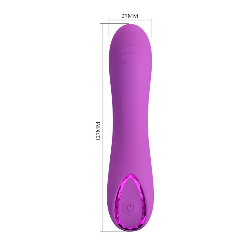 Wibrator DJ DICK (BW-500076) - 10 funkcji wibracji, silikon, 12,7 cm - 6